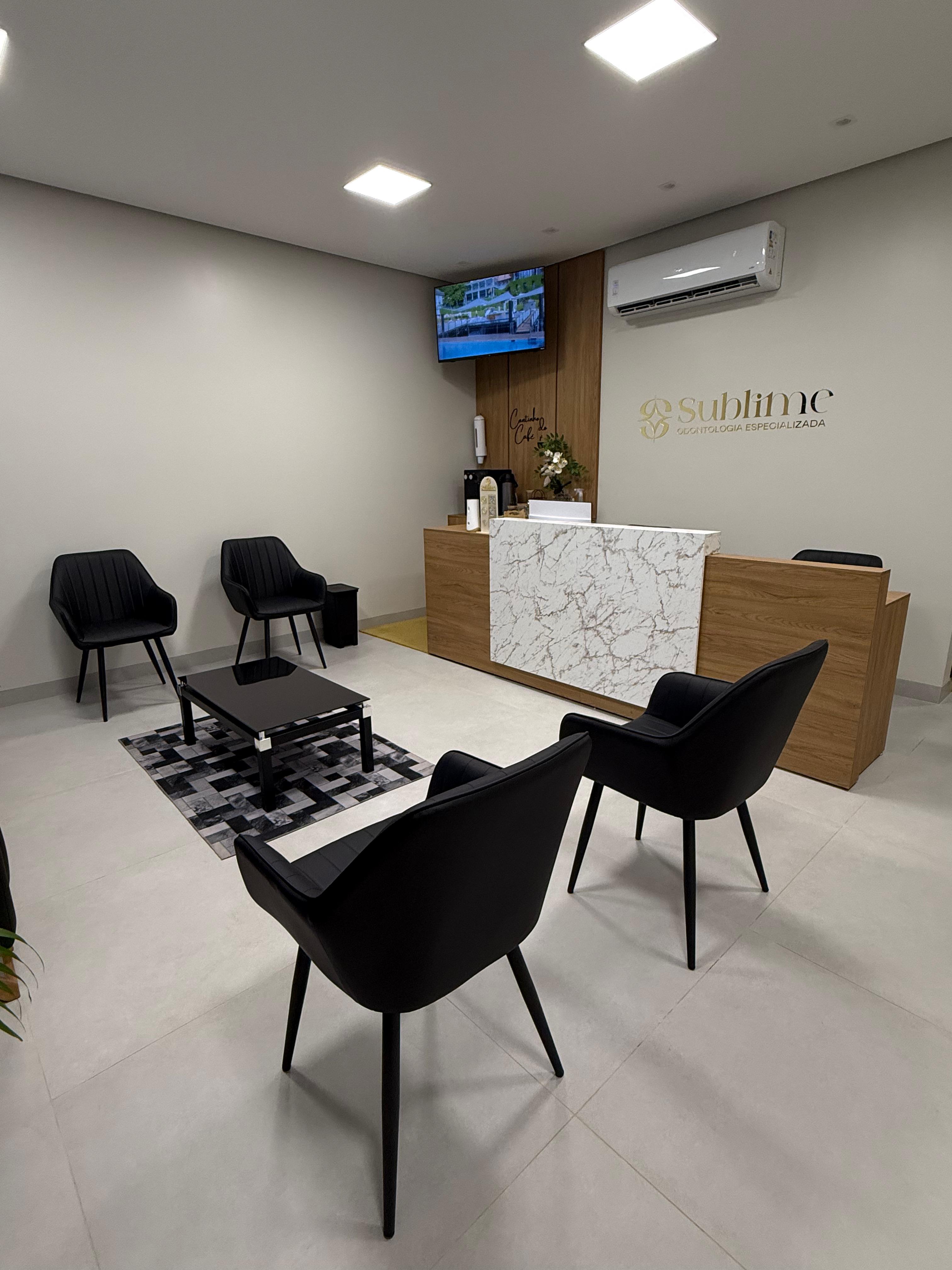 Recepção acolhedora da Sublime Odontologia